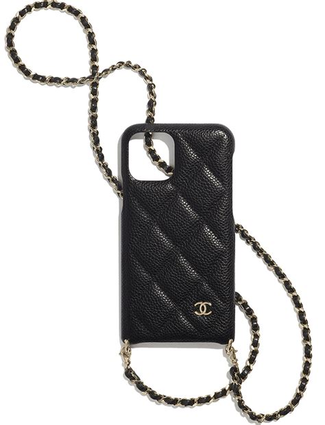 chanel wallet on chain with removable phone case|Chanel iphone case with chain.